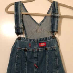 Vintage dickies overalls 30 x 30 red stitching